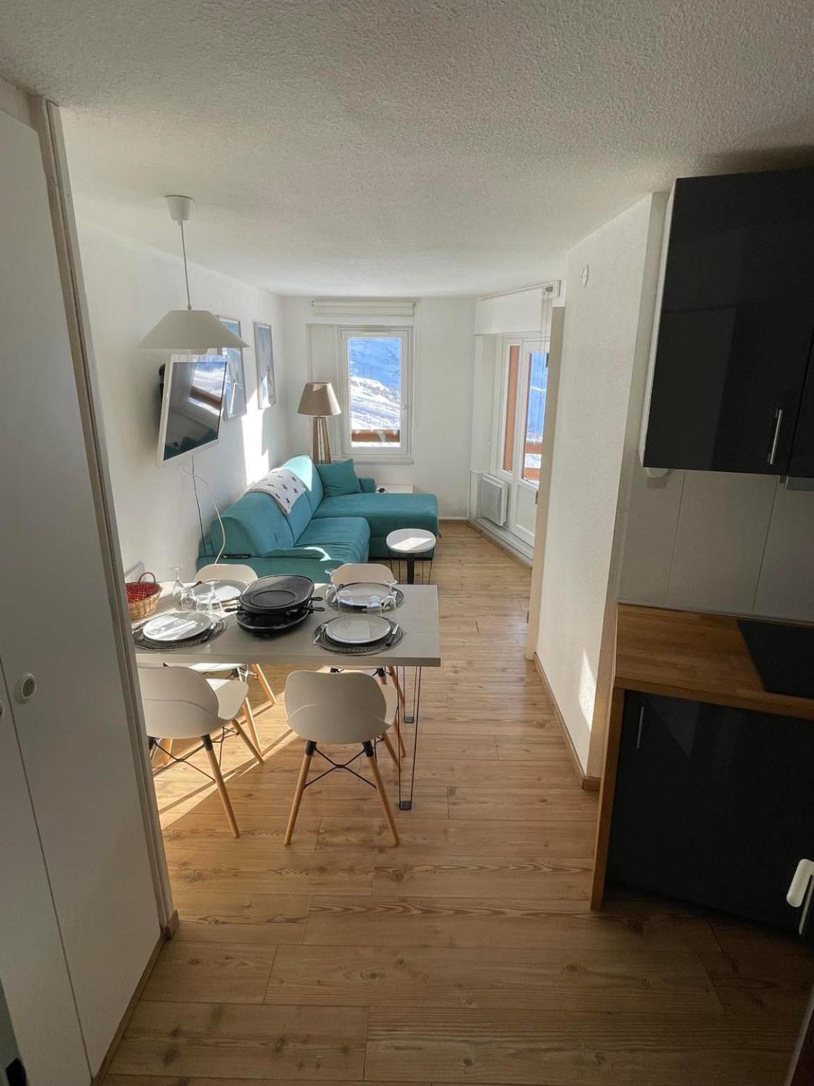 Les Menuires - Appart 2 Pieces 4 Pers - Balcon Plein Sud - Ski Aux Pieds Apartment Saint-Martin-de-Belleville Exterior photo